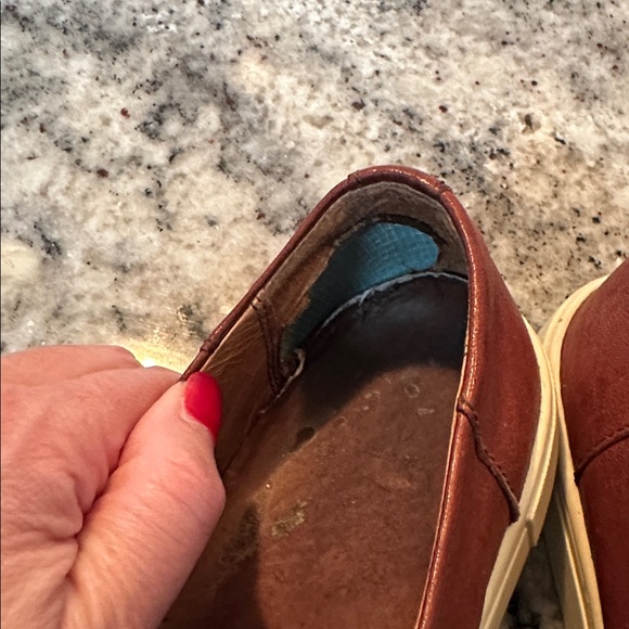 Men's Frye Brown Slip-On Leather Shoes - Picture 10 of 12